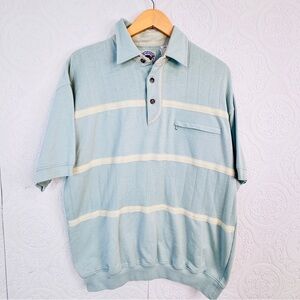 Vintage LD Sport International sz Large Men’s Light Blue Golf Polo Shirt Top